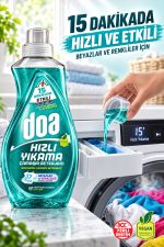 DOA SIVI ÇAMAŞIR DETERJANI HIZLI YIKAMA BEYAZ VE RENKLİLER/1480 ML