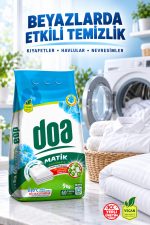 DOA MATİK DETERJAN BEYAZLAR 9 KG