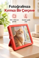 Bluetooth Fotoğraf Çerçevesi Dahili Hoparlörlü Destek Ayaklı Tasarım