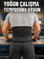 Bel Destek Korsesi Çift Sıkma Bantlı Ayarlanabilir Elastik Bel Kemeri