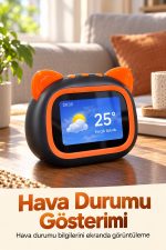 Ekranlı Bluetooth Hoparlör RGB Ortam Işığı Özellikli