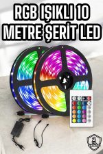 Yeni Nesil RGB Işıklı 10Metre Şerit LED Kumandalı Kullanım