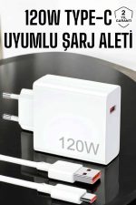 120W Şarj Aleti Type-C Uyumlu Turbo Şarj Aleti