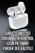 Bluetooth Kulaklık Yeni Nesil Gürültü Önleyici Yüksek Ses Kaliteli Mikrofonlu