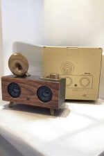 Bluetooth Hoparlör Ahşap Klasik Retro Gramofon Bluetooth Müzik Kutusu