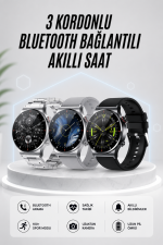 Akıllı Saat Amoled Ekran Bluetooth Bağlantılı Sesli Görüşme Nabız Ölçer