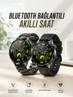 Akıllı Saat Sesli Görüşme, NFC Uyumlu, Bildirim Görme ve Uyku ve Sağlık Takibi