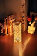 Kristal Dokunmatik Ve Kumandalı Masa Ve Gece lambasI