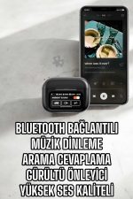 Kablosuz Bluetooth Kulaklık Ekranlı Uzun Şarj Süreli ANC Destekli