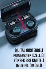 Bluetooth Bağlantılı Suya Dayanıklı, Uzun Pil Ömürlü Kablosuz Kulaklık