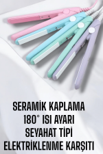 Kompakt ve Hafif: Elektriklenme Karşıtı Mini Saç Düzleştirici