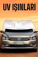 Oto Güneşlik Tüm Araç Tiplerine Uygun Isı Önleyici