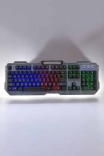 Oyuncu Klavyesi Q Klavye RGB Işıklı Mouse Hediyeli