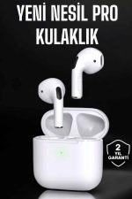 Beyaz Yeni Nesil Pro Bluetooth Kulaklık Yüksek Ses Kaliteli ANC Özelliği