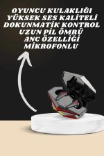 7 Kordonlu Akıllı Saat Ve Oyuncu Kulaklığı Bluetooth Bağlantılı Android ve İOS Uyumlu