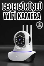 Ev Kamerası Wifi Kamerası Video Kayıt Çift Yönlü Hareket Sensörü Bebek
