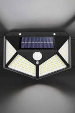 Güneş Enerjili Bahçe Aydınlatma Lambası Solar 100 Led Lamba