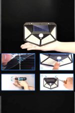 Güneş Enerjili Bahçe Aydınlatma Lambası Solar 100 Led Lamba