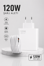 Turbo Hızlı Şarj Destekli 120W USB-C Şarj Seti