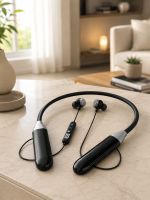 Boyun Tipi Bluetooth Kulaklık Kablosuz Mikrofonlu Uzun Kullanım Süreli Müzik ve Telefon Görüşme Kulaklığı