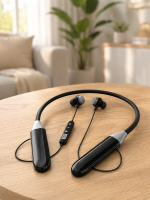 Boyun Tipi Bluetooth Kulaklık Kablosuz Mikrofonlu Uzun Kullanım Süreli Müzik ve Telefon Görüşme Kulaklığı