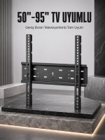 TV Duvar Askı Aparatı 50-95 İnç Uyumlu Güvenli Sabit Montaj