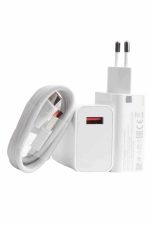 Beyaz Ultra Plus Hızlı Şarj Seti Şarj Adaptörü ve Kablosu 67W