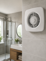120 mm Havalandırma Fanı 180 m³/h Dekoratif Duvar ve Tavan Tipi Aspiratör