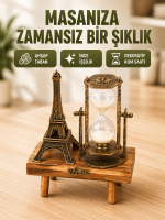 Ev, Ofis ve Kafeler İçin Retro Ahşap Kum Saati Dekorasyonu