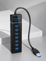USB 3.0 Çoklayıcı 7 Port Yüksek Hızlı Veri Aktarım