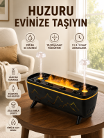 PDPG-V72 ŞÖMİNE NEMLENDİRİCİ SİYAH