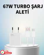 67 Watt Güçlü Şarj Aleti Samsung S23 Ultra S24 Uyumlu