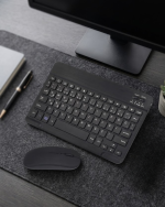 Bluetooth Klavye Mouse Seti Taşınabilir Wireless Bilgisayar Aksesuarı