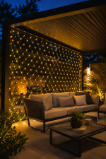 Ağ Şeklinde LED File Işık Dekoratif Ortam Aydınlatma Bahçe Balkon Süsü