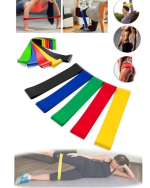 Pilates Direnç Lastiği Fitness Yoga ve Evde Spor İçin Çok Amaçlı Bant