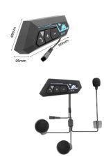 Yeni Nesil Dinleme Ve Konuşma Özellikli Intercom Kask Kulaklığı 5.0 Bluetooth