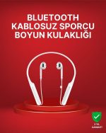 Boyun Askılı Kablosuz Kulaklık – Uzun Süreli Batarya Performansı