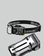 Kamp ve Outdoor İçin LED Far 10 Saat Pil Sensörlü Manyetik