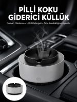 Kül Tablası Hava Temizleyici Araç Akıllı Küllük Duman Temizleyici