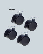 Kilitli Mini Tekerlek Ayak 4 cm 4’lü Set