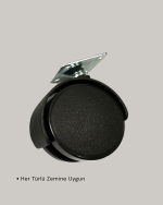 Kilitsiz 4 cm Tekerlek Ayak 4’lü Set Sessiz ve Dayanıklı