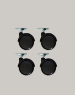 Kilitsiz 4 cm Tekerlek Ayak 4’lü Set Sessiz ve Dayanıklı