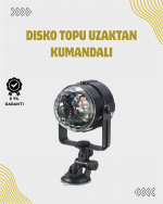 Uzaktan Kumandalı, Ses Kontrollü LED Disko Işığı - Parti ve Kulüpler İçin