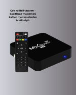 4K Ultra HD TV Box – 2GB RAM, 16GB Hafıza, Android Akıllı Medya Oynatıcı