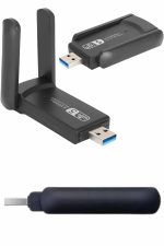Wifi Alıcı Dual Band Usb 3.0 Adaptör Kablosuz Windows 7/8/10/11