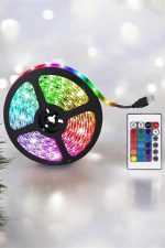 RGB Işıklı 10Metre Şerit Led Kumandalı Yeni Nesil