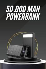 50.000 Mah Led Dijital Göstergeli USB Çıkışı Powerbank