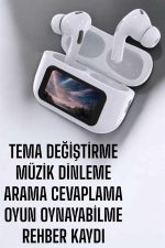 Bluetooth Kulaklık Kulakiçi Güçlü Ses Kaliteli Sesli Asistan
