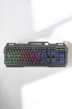 Oyuncu Klavyesi Q Klavye RGB Işıklı Mouse Hediyeli