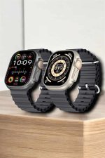 45 MM Gri Kasa Ultra Akıllı Saat Sesli Görüşme, Sağlık Takibi, Suya Dayanıklı